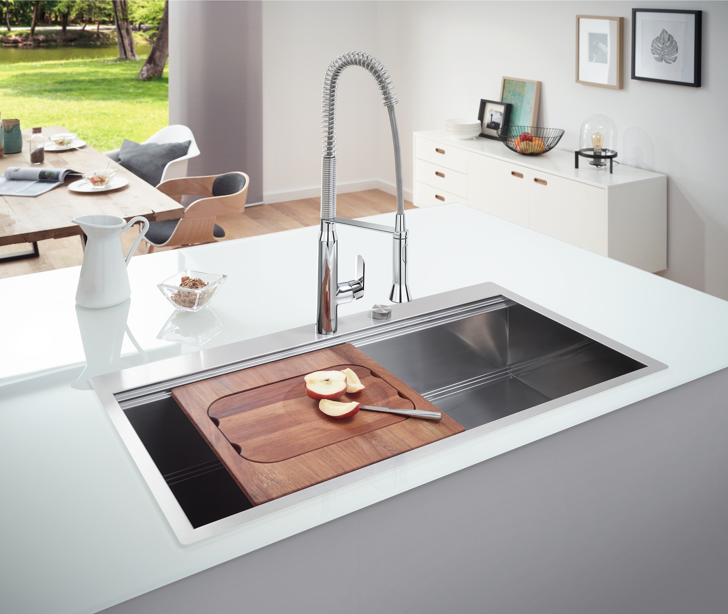 Кухонная мойка Grohe K-series 31586SD0 цена 60900.00 грн - фотография 2