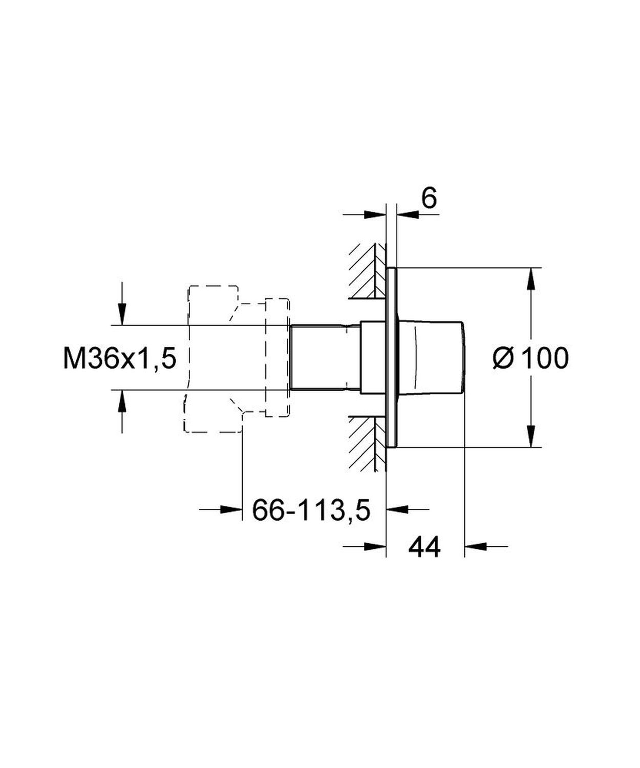 Переключатель на 5 положений Grohe Ondus 19448000 цена 19890 грн - фотография 2