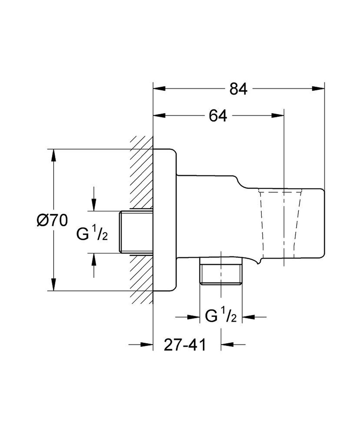 Подключение для шланга Grohe Relexa 28679000 цена 0 грн - фотография 2