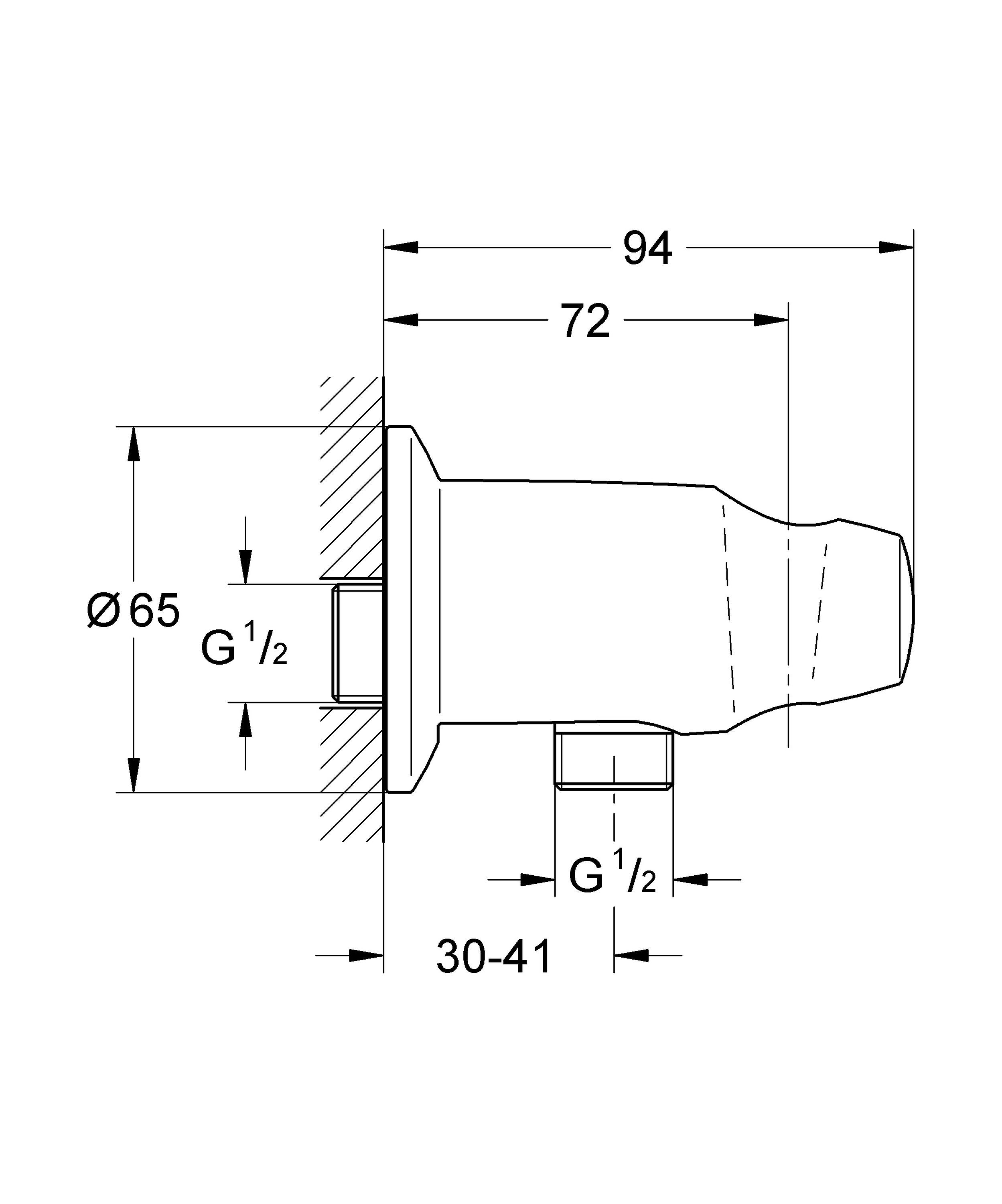 в продажу Підключення для шланга Grohe Movario 28406000 - фото 3