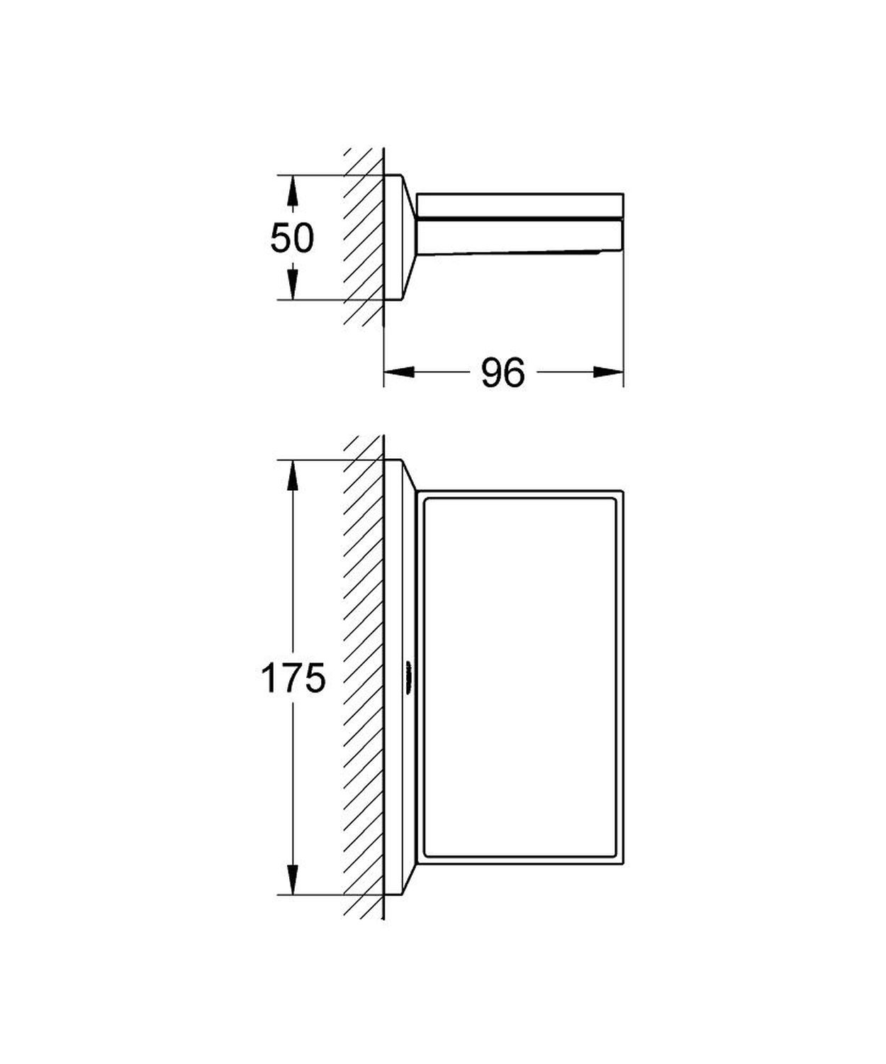 Полочка Grohe Allure Brilliant 40504000 цена 23744.80 грн - фотография 2