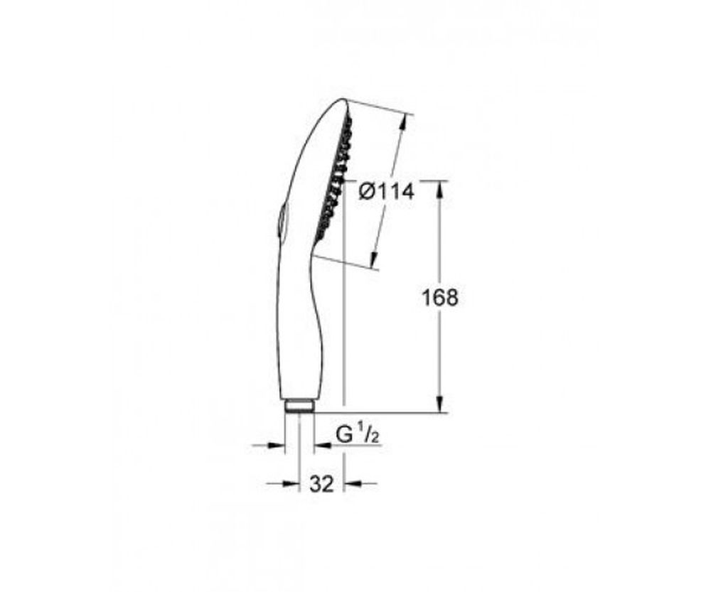 в продаже Ручной душ Grohe Power&Soul 27671000 - фото 3