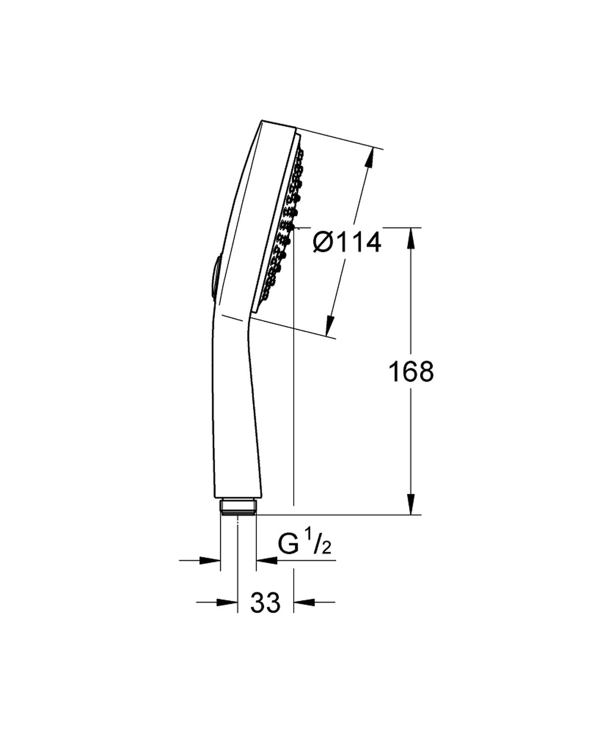 Ручной душ Grohe Power&Soul Cosmopolitan 27661000 цена 0 грн - фотография 2