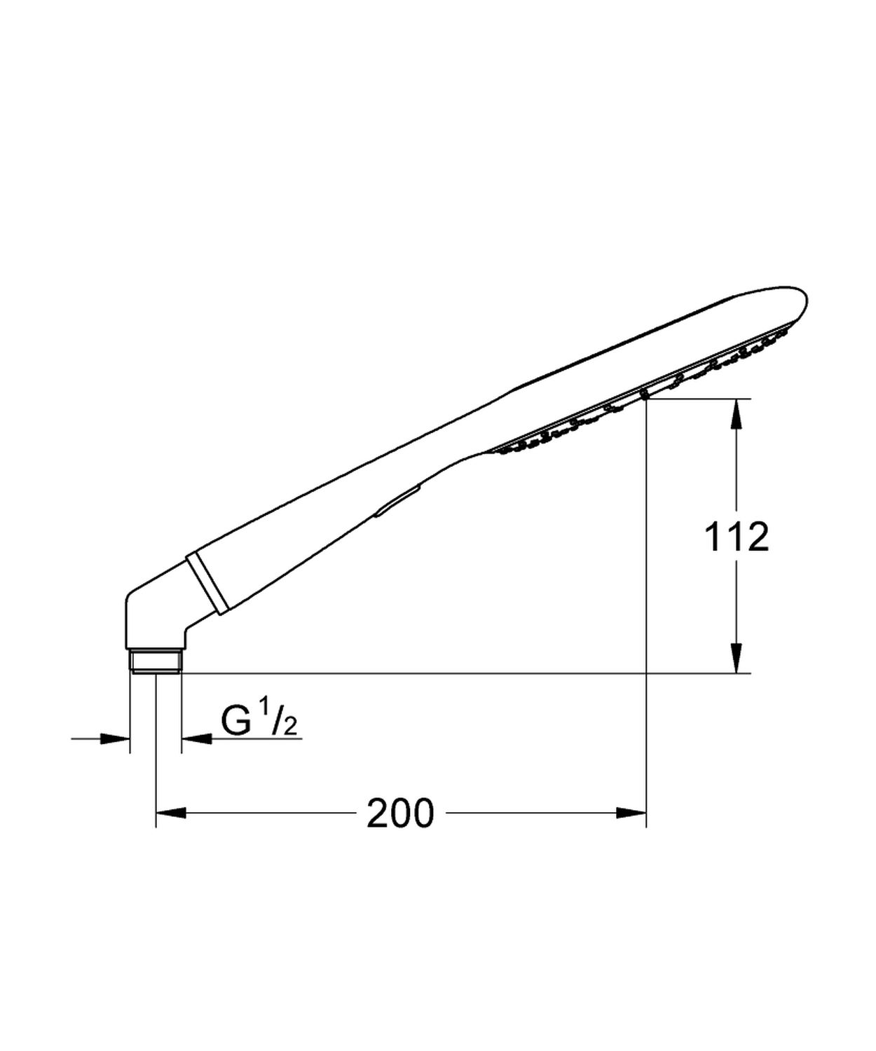 Ручний душ Grohe Rainshower Icon 27446000 ціна 4169.04 грн - фотографія 2