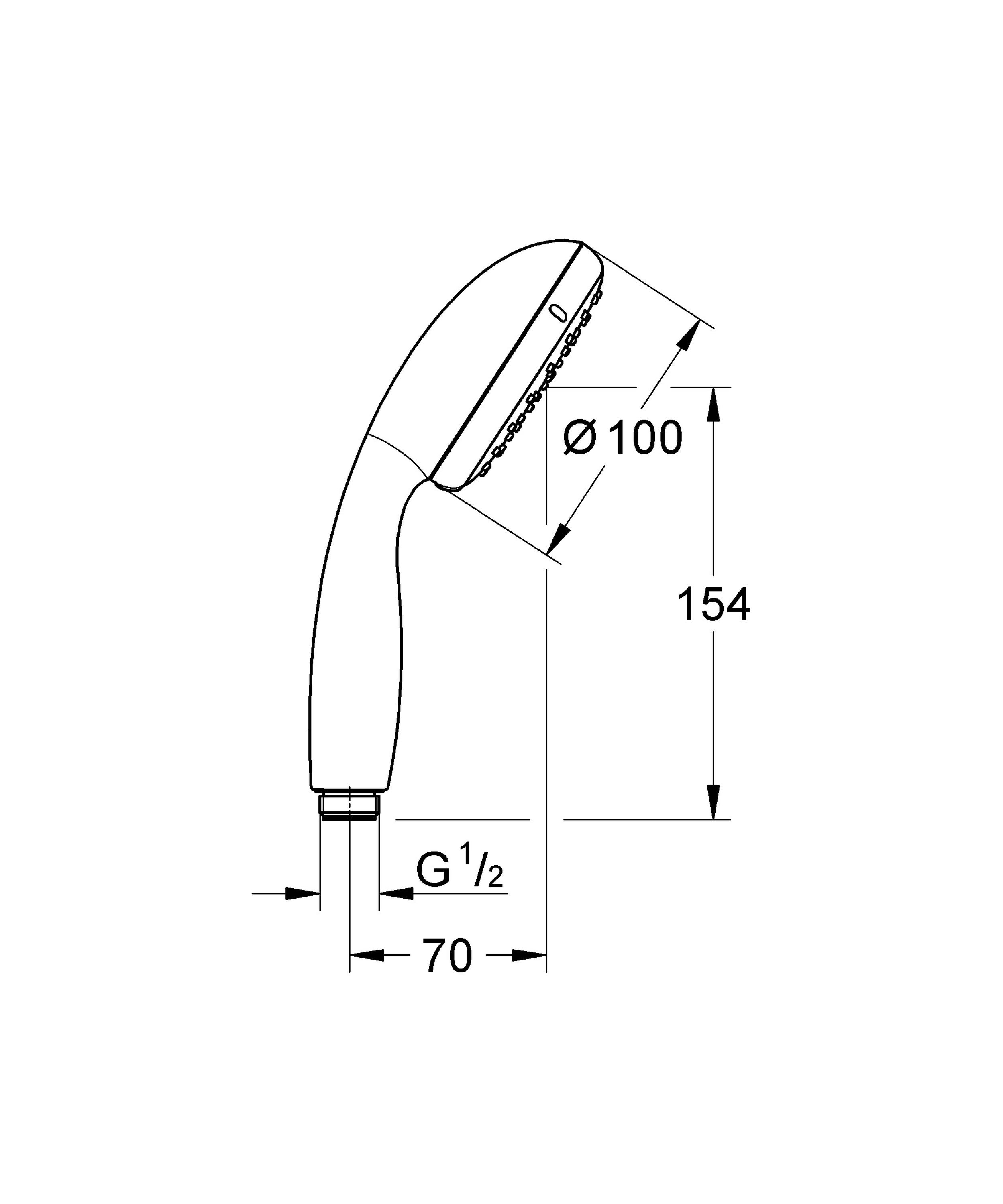 Ручний душ Grohe Tempesta 26161001 ціна 1035.00 грн - фотографія 2