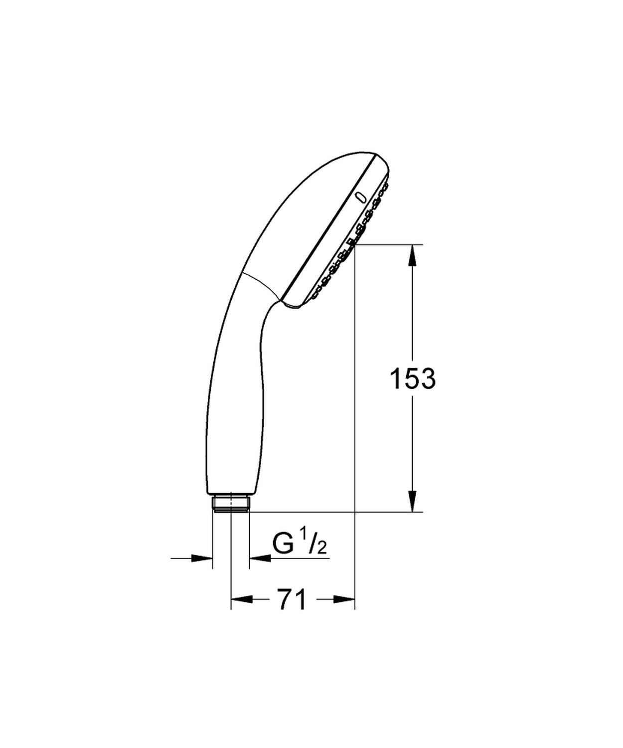 Ручной душ Grohe Tempesta 28419002 цена 1305 грн - фотография 2