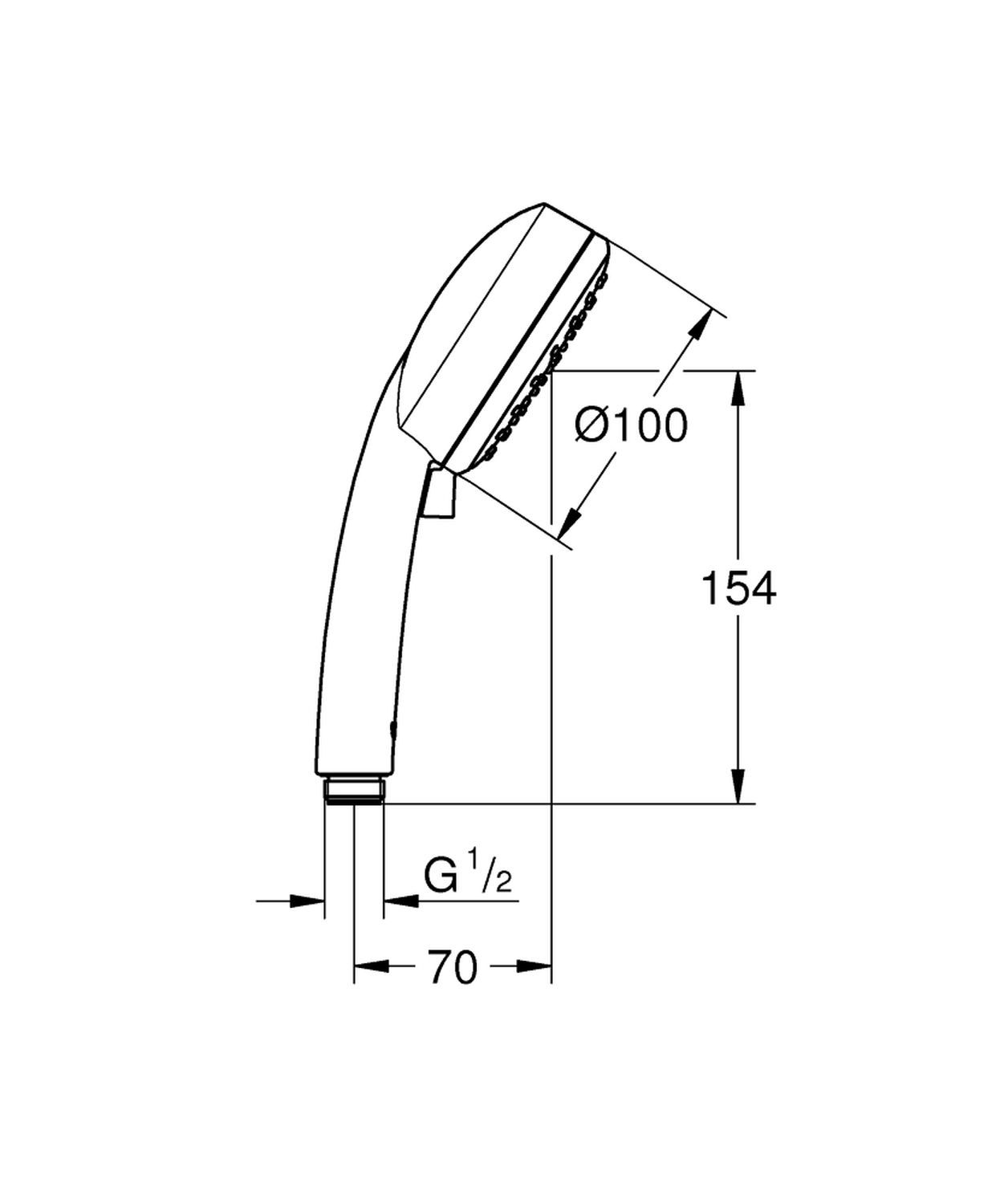 в продаже Ручной душ Grohe Tempesta Cosmopolitan 27571002 - фото 3