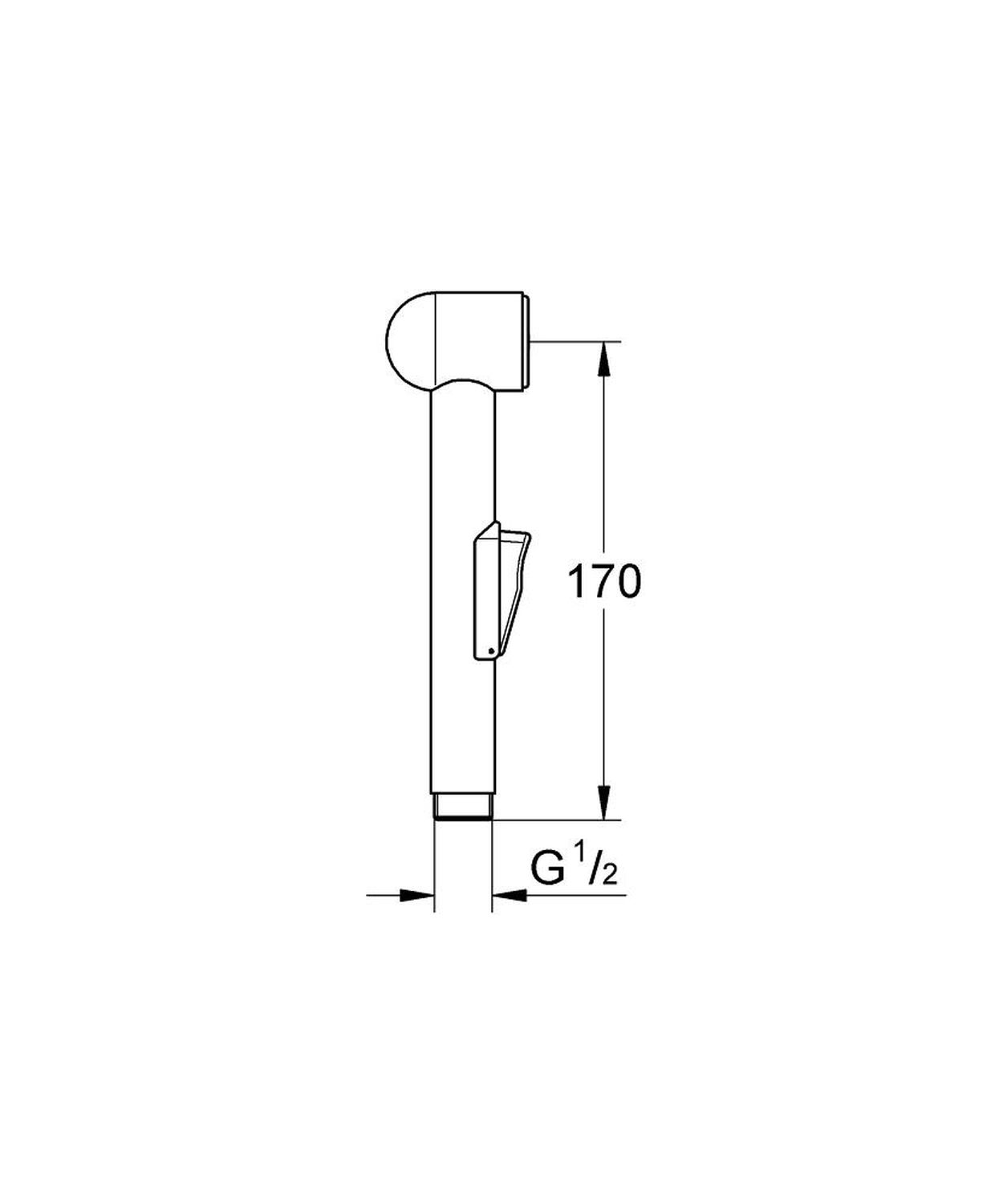 Ручной душ Grohe 28343000 цена 0 грн - фотография 2