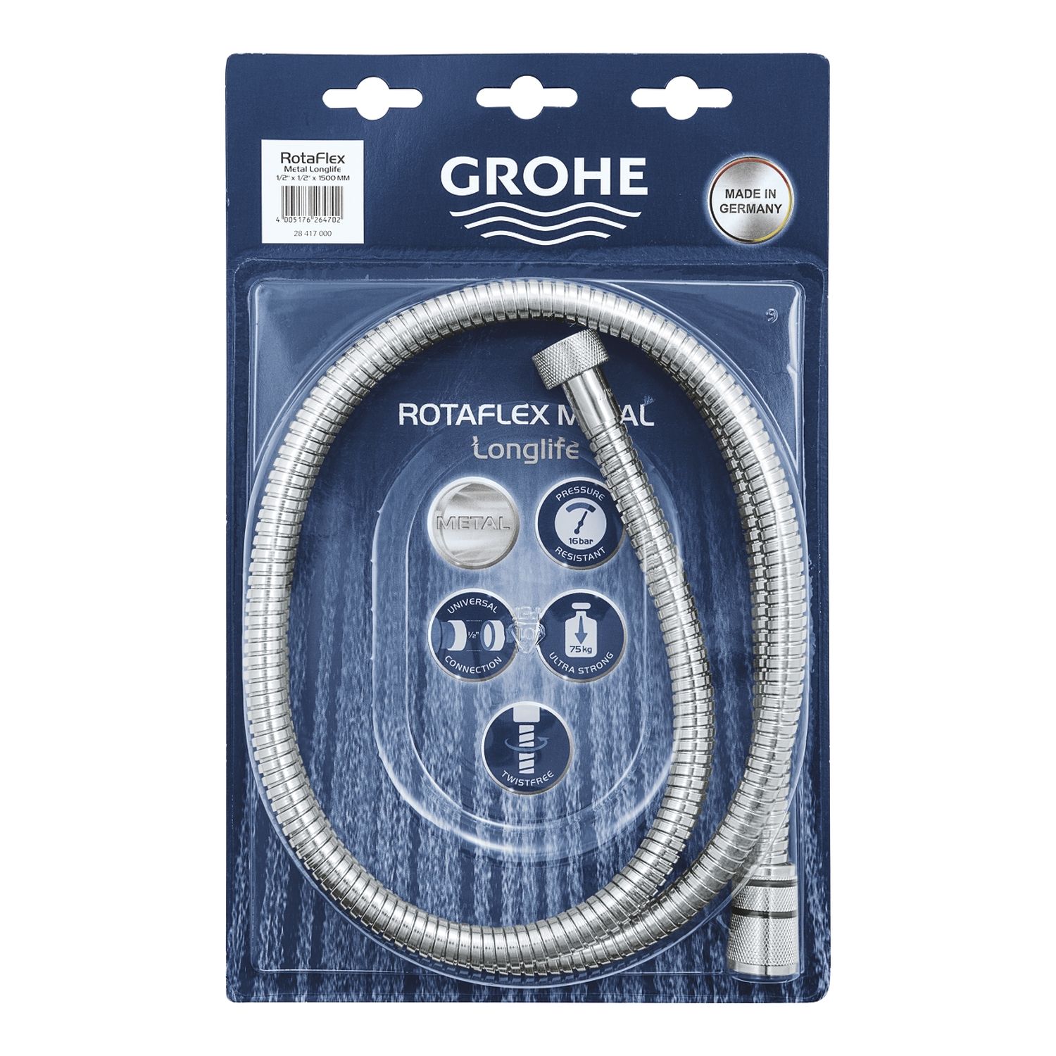 Шланг для душа Grohe Rotaflex 28417000 цена 0 грн - фотография 2