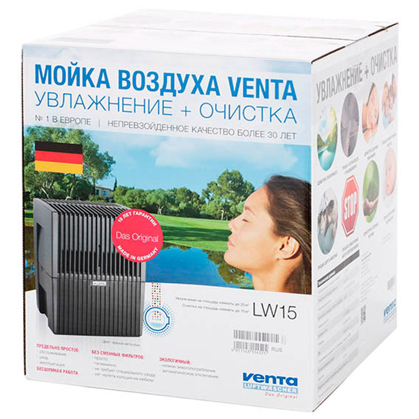 обзор товара Очиститель воздуха Venta LW15 Black - фотография 12