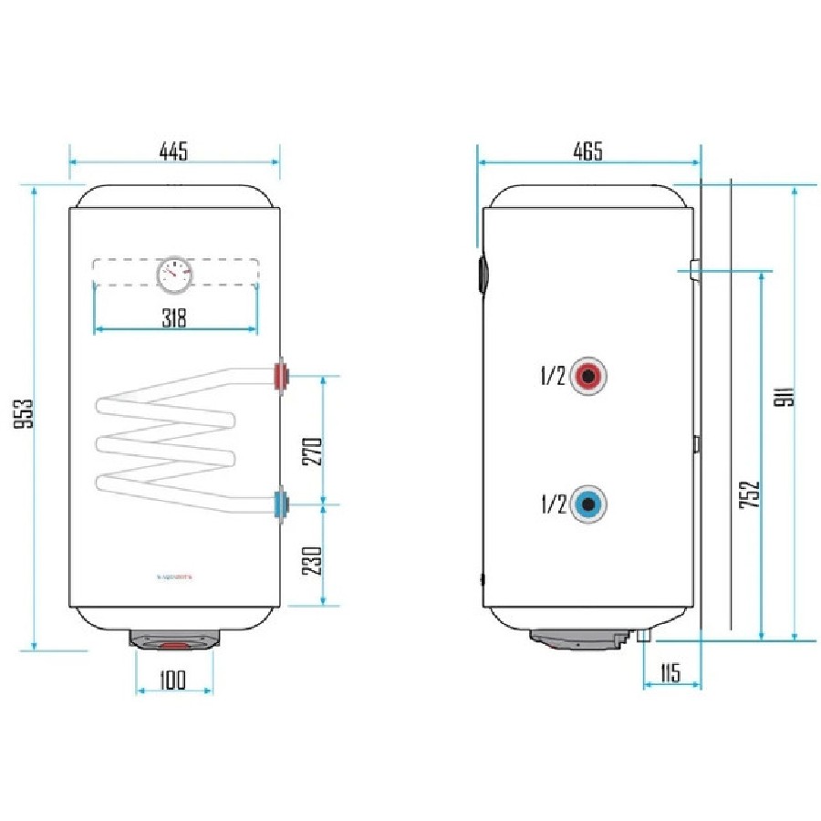 в продаже Бойлер Aquahot AQH-EWH-V100EX-R17 (142612050115061) - фото 3