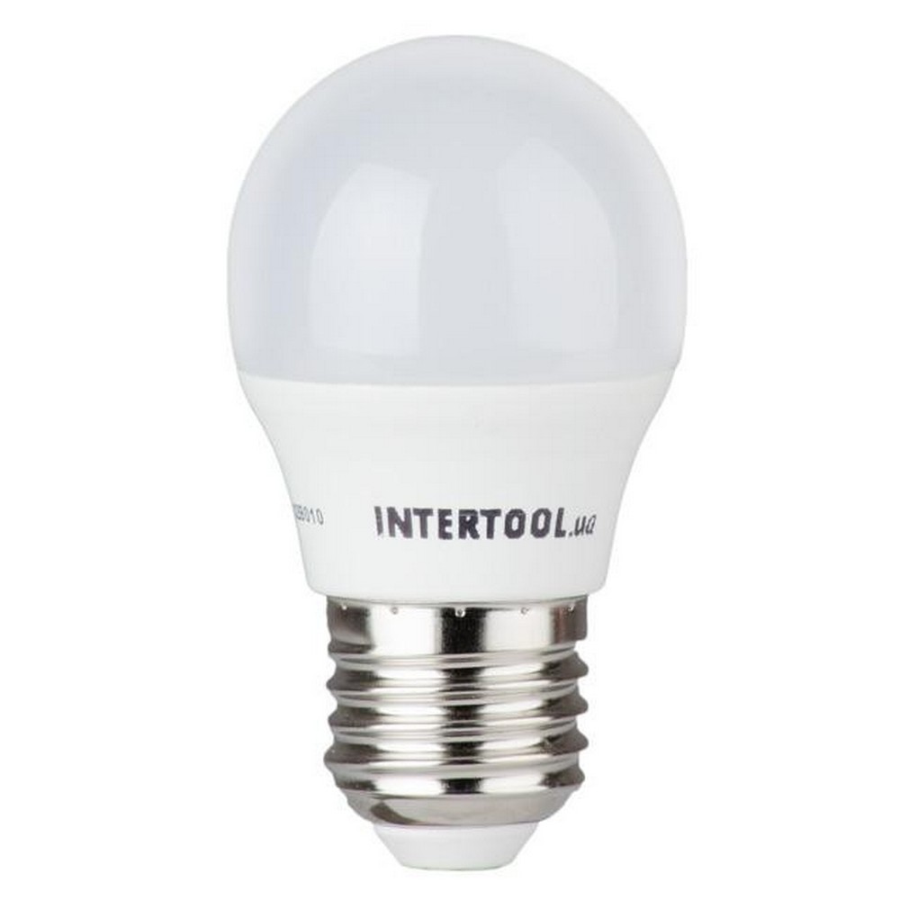 Характеристики світлодіодна лампа Intertool LL-0112 LED 5Вт, E27, 220В,