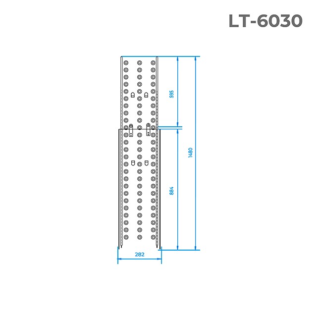 Intertool LT-6030 Габаритні розміри