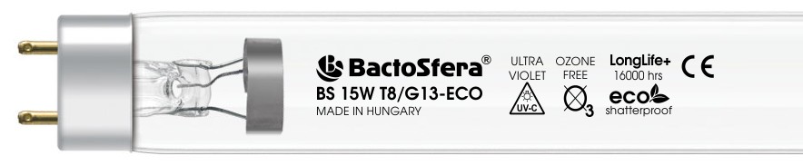 Небитка безозонова бактерицидна лампа BactoSfera BS 15W T8/G13-ECO
