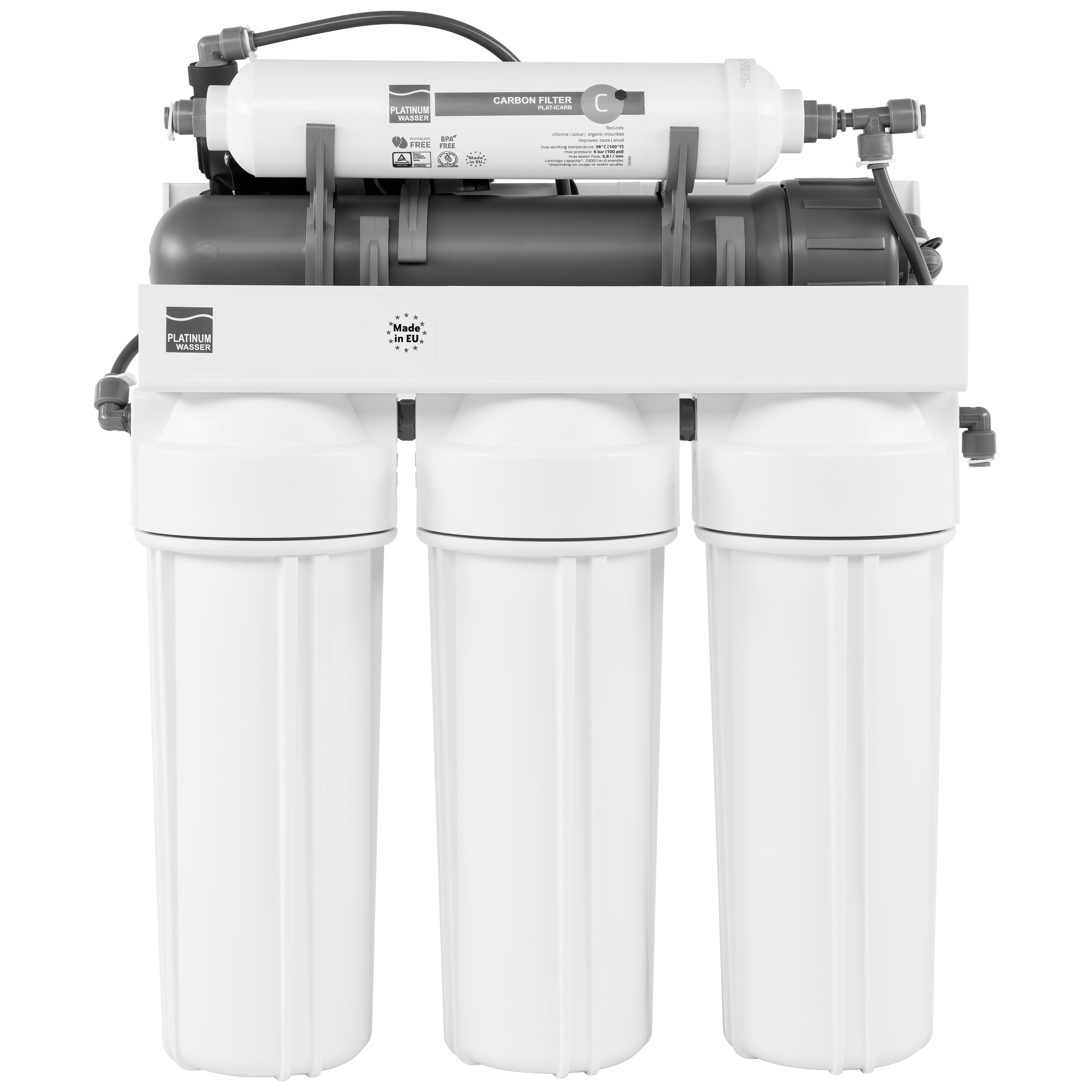 Фильтр для воды Platinum Wasser RO5P PLAT-F-ULTRA5B с насосом