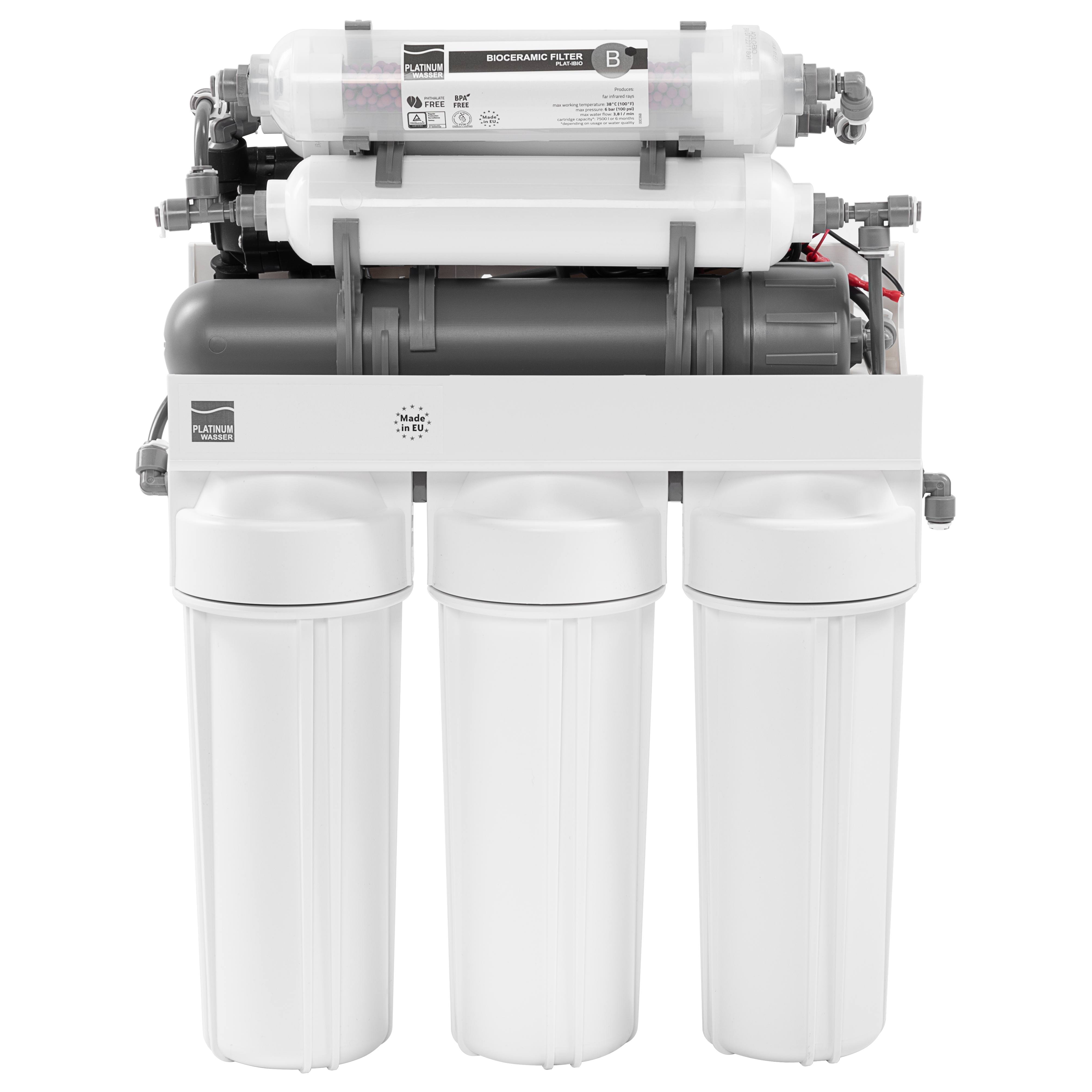 Фильтр для воды Platinum Wasser RO7P PLAT-F-ULTRA7B с насосом