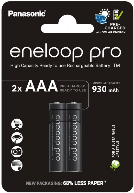 Panasonic Eneloop Pro AAA 930 mAh 2BP