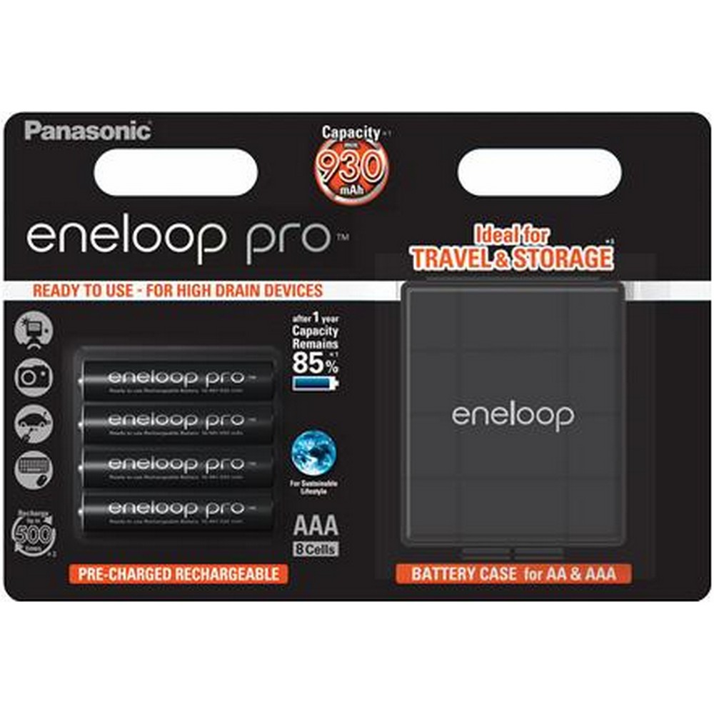 Аккумулятор Panasonic Eneloop Pro + Case (BK-4HCDEC4BE)