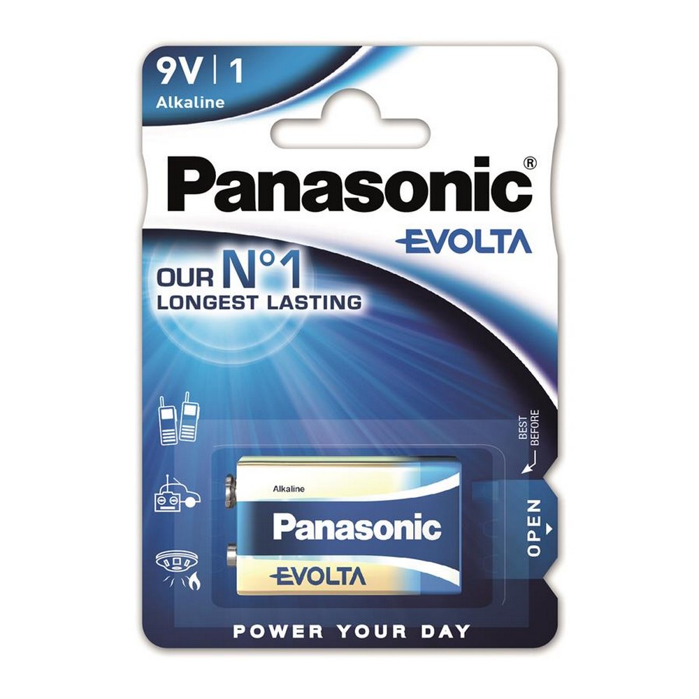 Батарейка Panasonic Evolta 6LR61 [BLI 1 Alkaline]