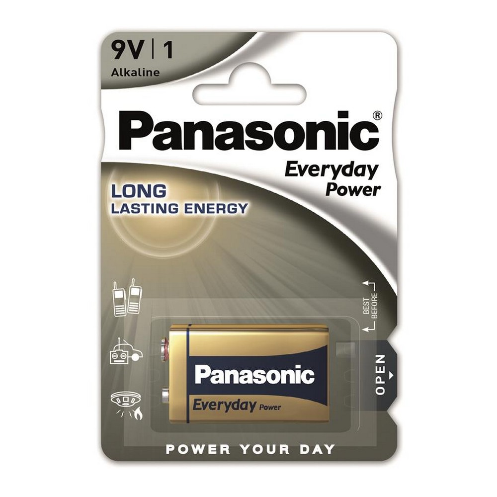 Батарейка Panasonic Everyday Power 6LR61 BLI 1 Alkaline в интернет-магазине, главное фото