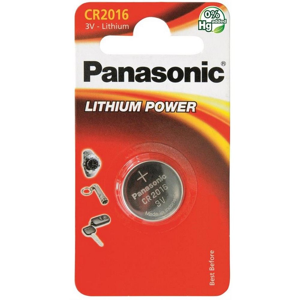 Li-ion батарейки Panasonic CR 2016 [BLI 1 Lithium]