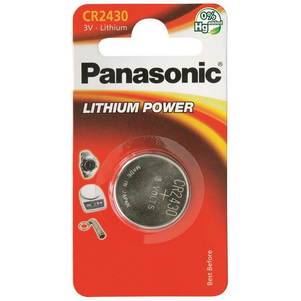 Батарейка Panasonic CR 2430 BLI 1 Lithium в інтернет-магазині, головне фото