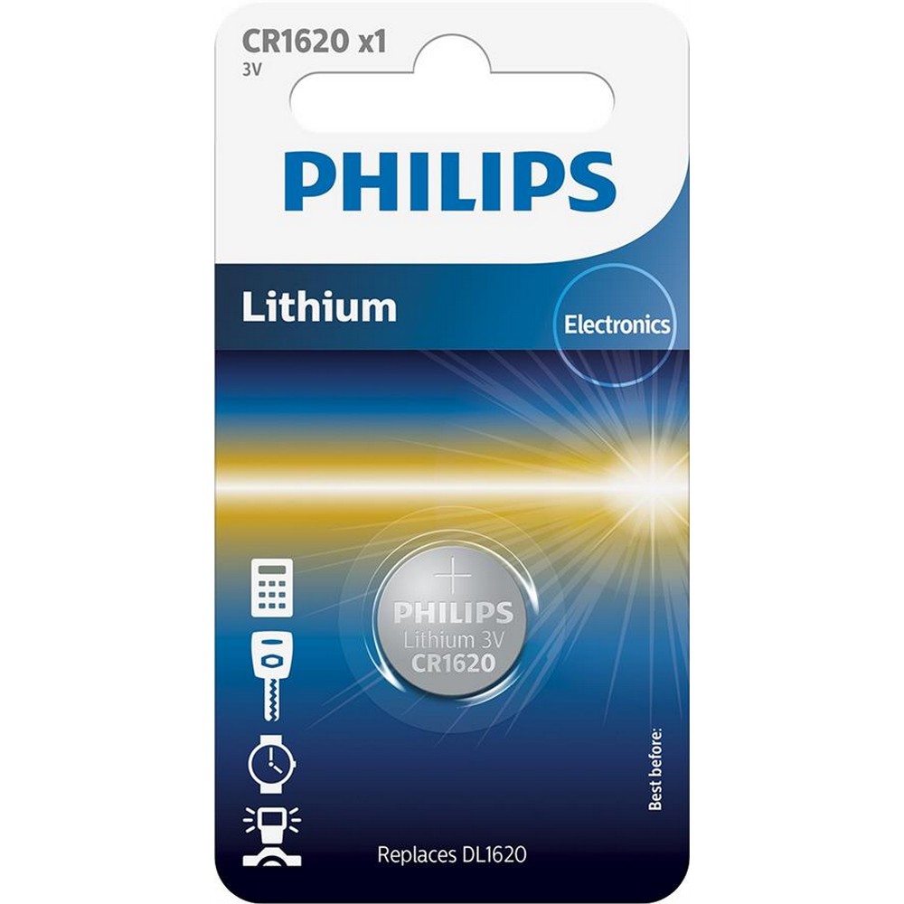 Батарейка Philips Lithium CR [CR1620/00B] в Луцке