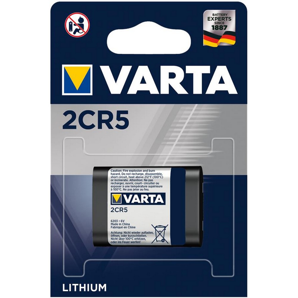 Батарейка Varta Photo 2CR5 [BLI 1 Lithium] в інтернет-магазині, головне фото