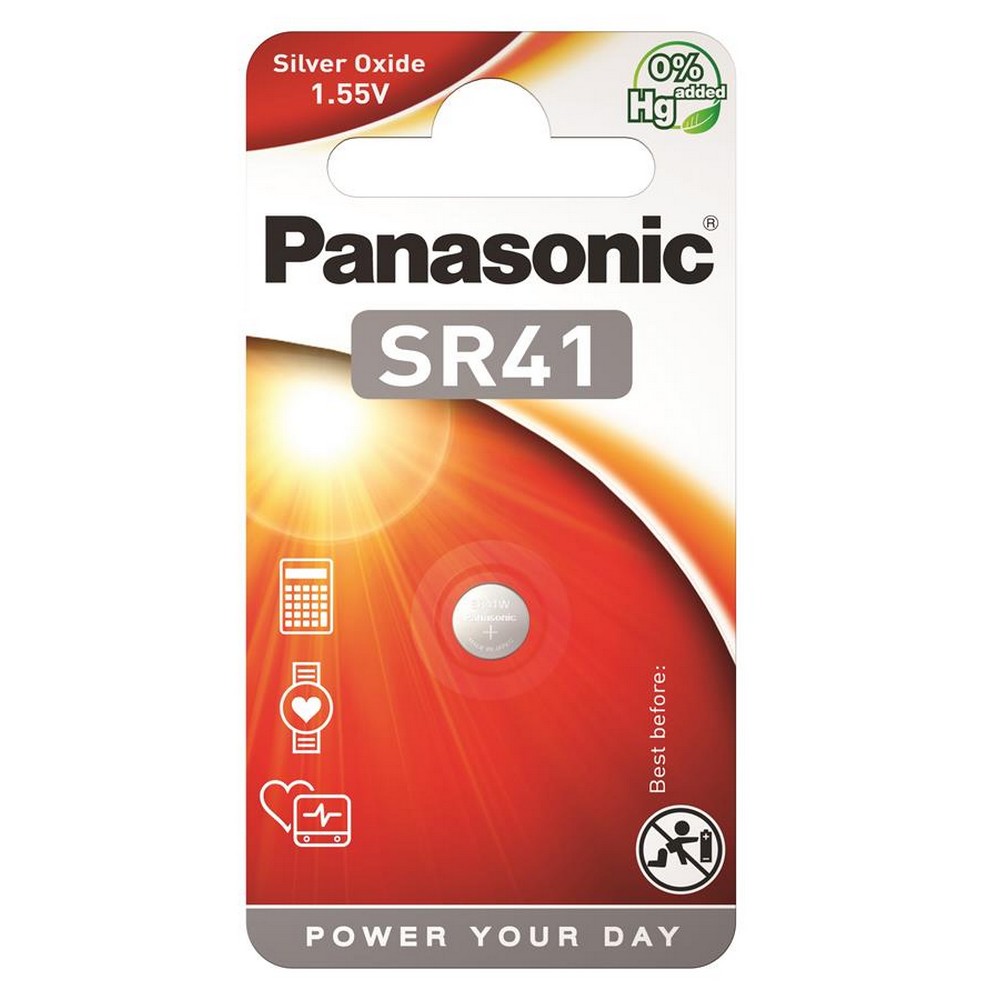 Батарейка Panasonic SR 41 BLI 1