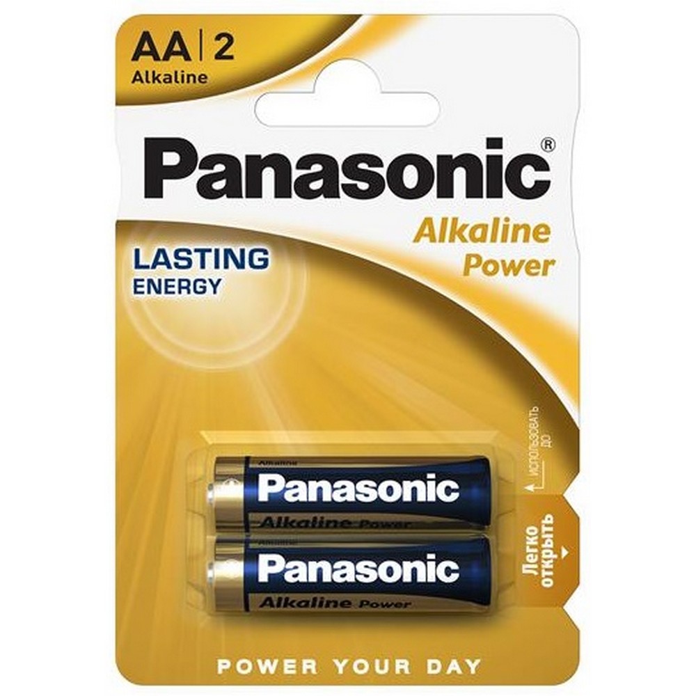 Батарейки типа АА Panasonic Alkaline Power AA [BLI 2]