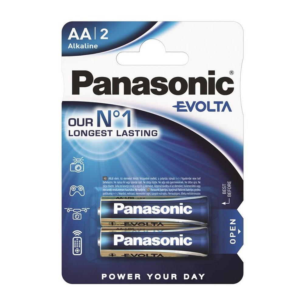 Батарейки типа АА Panasonic Evolta AA [BLI 2 Alkaline]