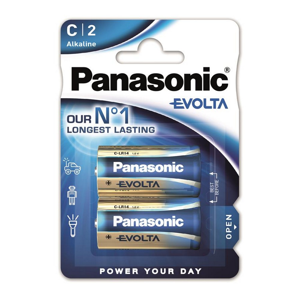 Батарейка Panasonic Evolta C [BLI 2 Alkaline]