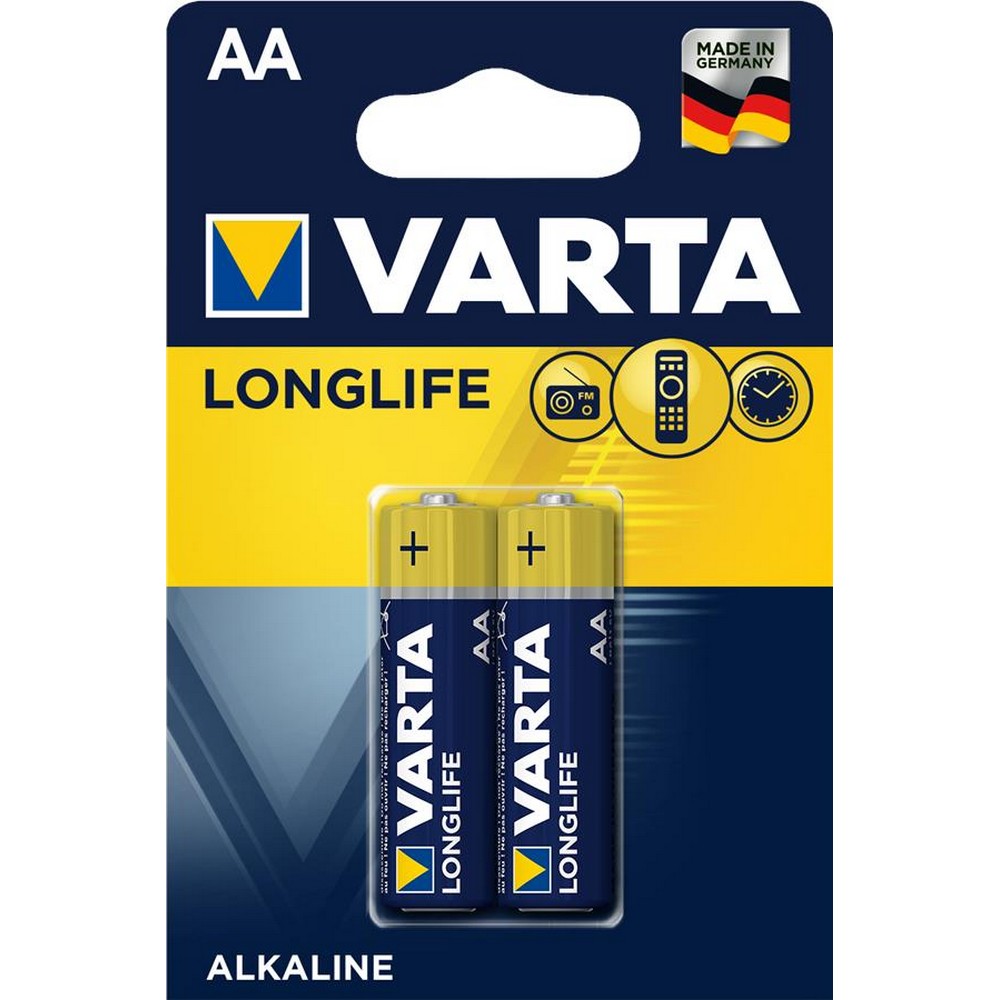 Батарейка Varta Longlife AA [BLI 2 Alkaline] в Житомирі