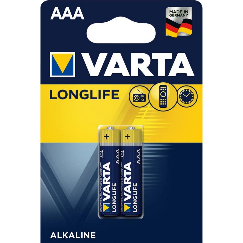 Батарейка Varta Longlife AAA [BLI 2 Alkaline] в Житомирі