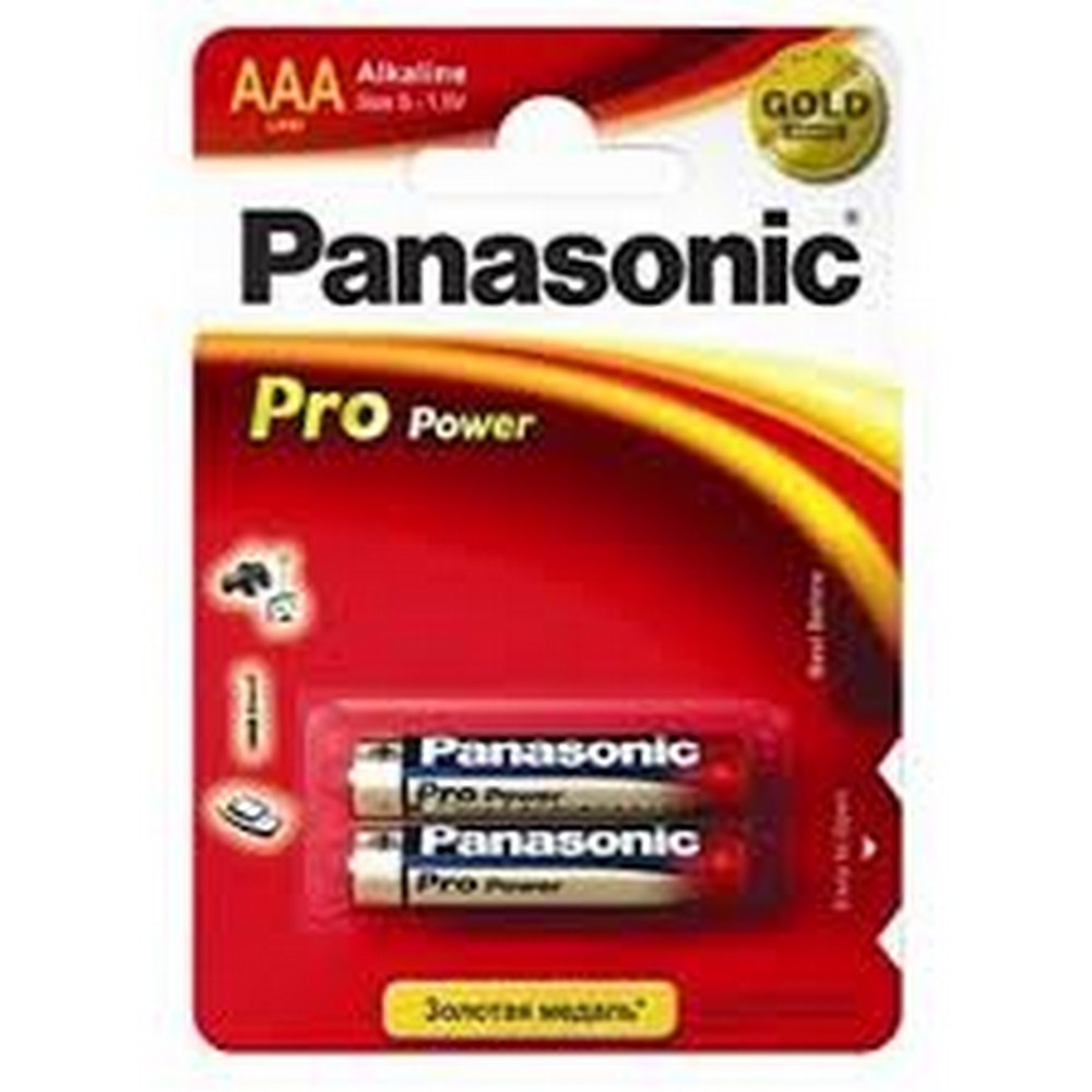 Батарейки типа ААА Panasonic Pro Power AAA [BLI 2 Alkaline]