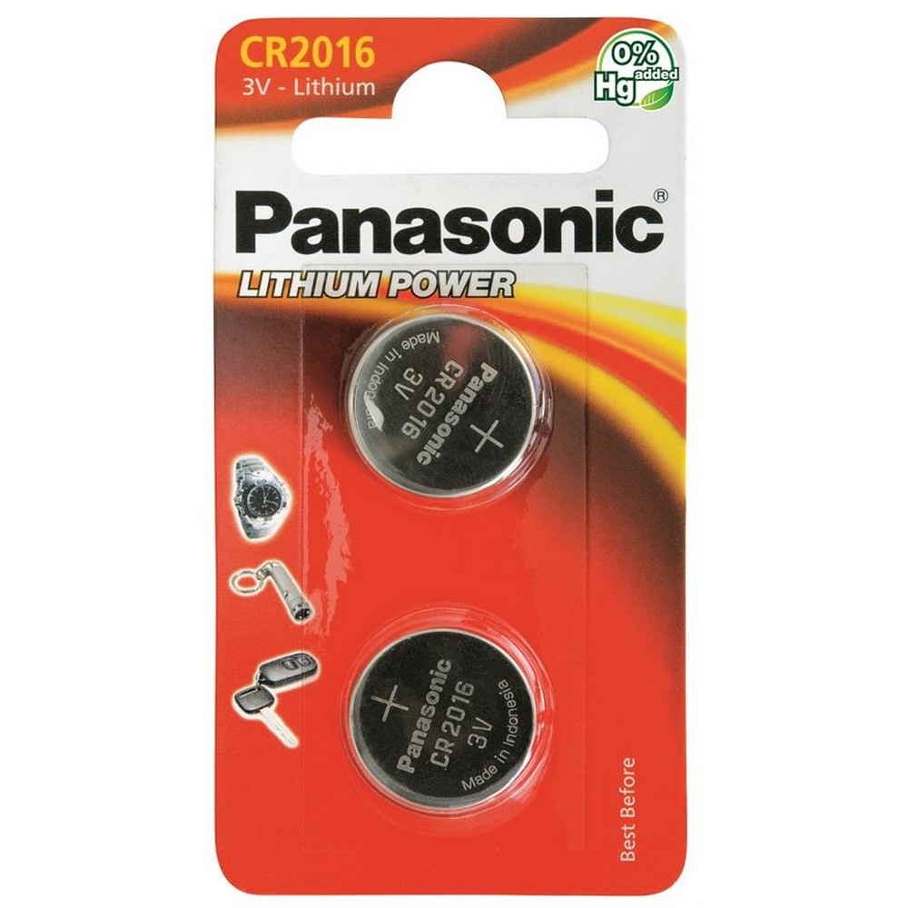 Батарейка Panasonic CR 2016 [BLI 2 Lithium] в інтернет-магазині, головне фото