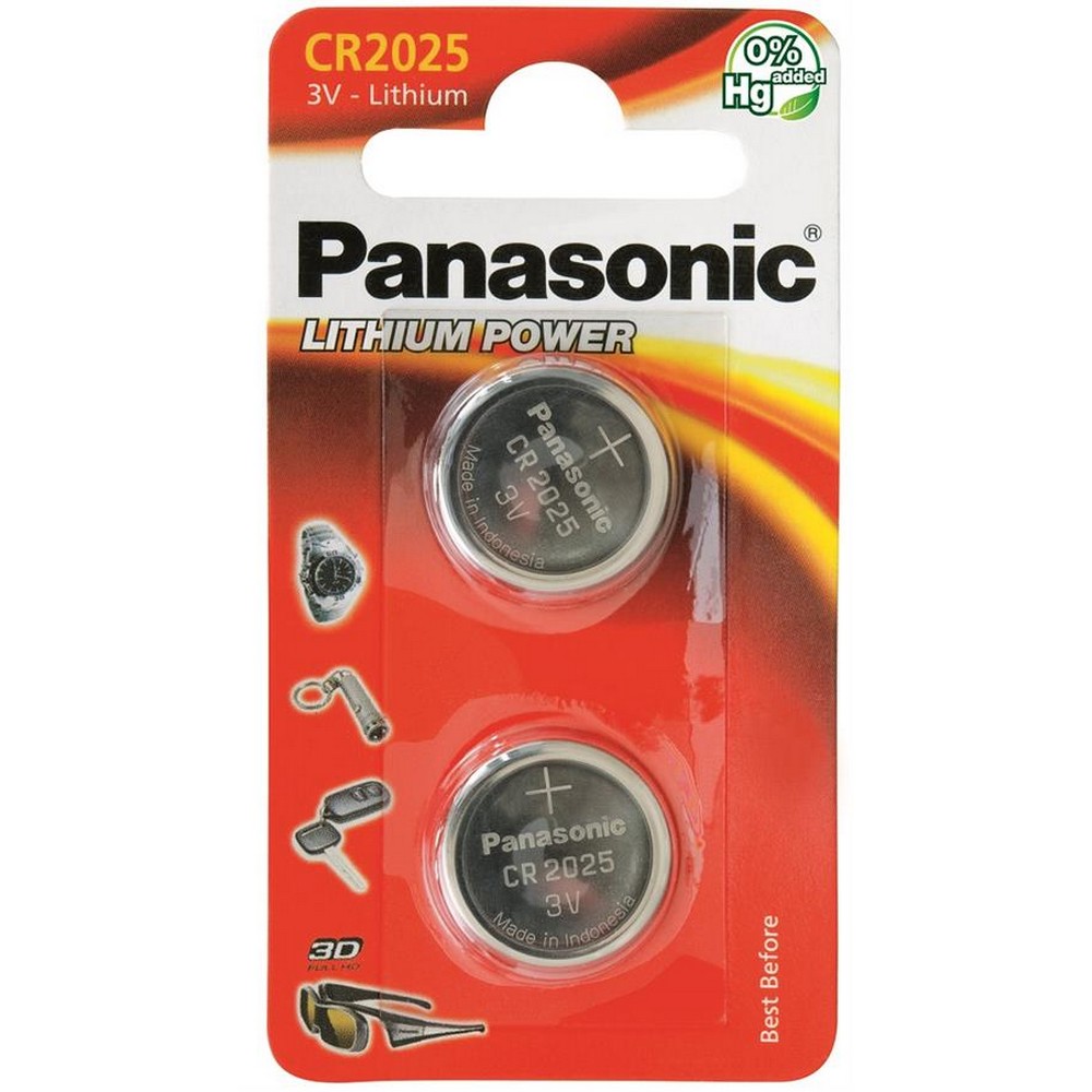 Li-ion батарейки Panasonic CR 2025 [BLI 2 Lithium]