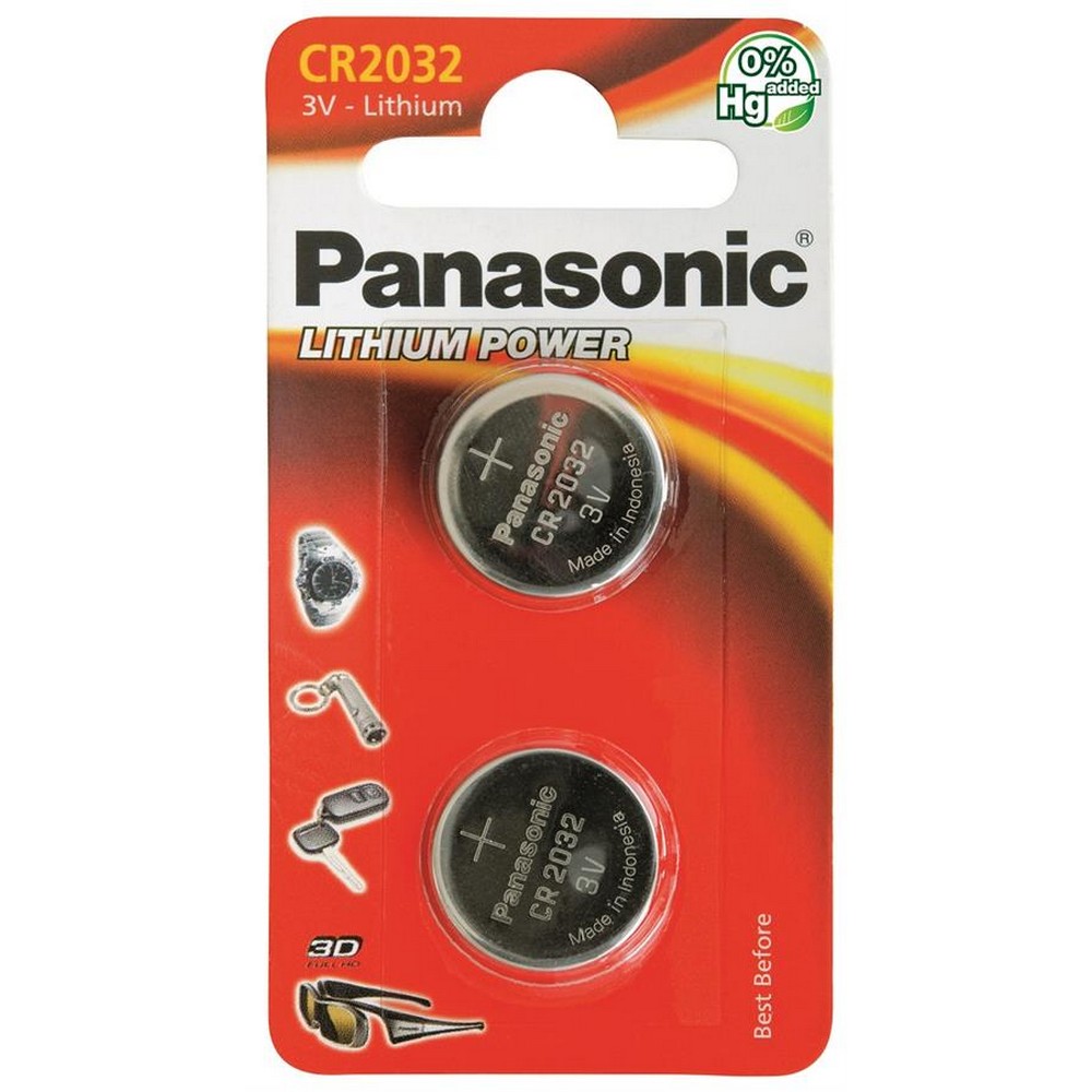 Батарейка Panasonic CR 2032 [BLI 2 Lithium] в інтернет-магазині, головне фото