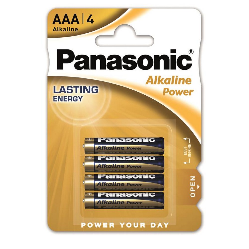 Батарейки типа ААА Panasonic Alkaline Power AAA [BLI 4]