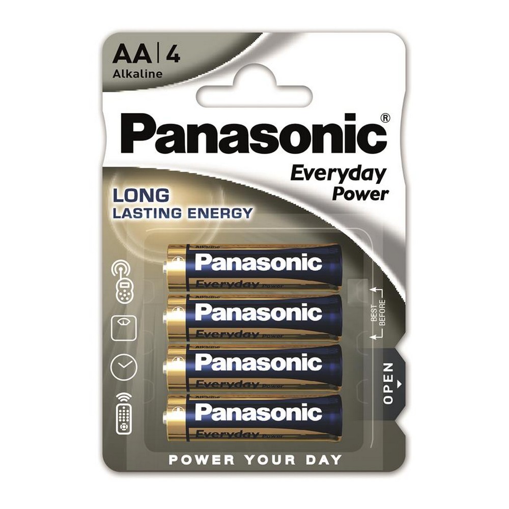 Батарейки типа АА Panasonic Everyday Power AA [BLI 4 Alkaline]