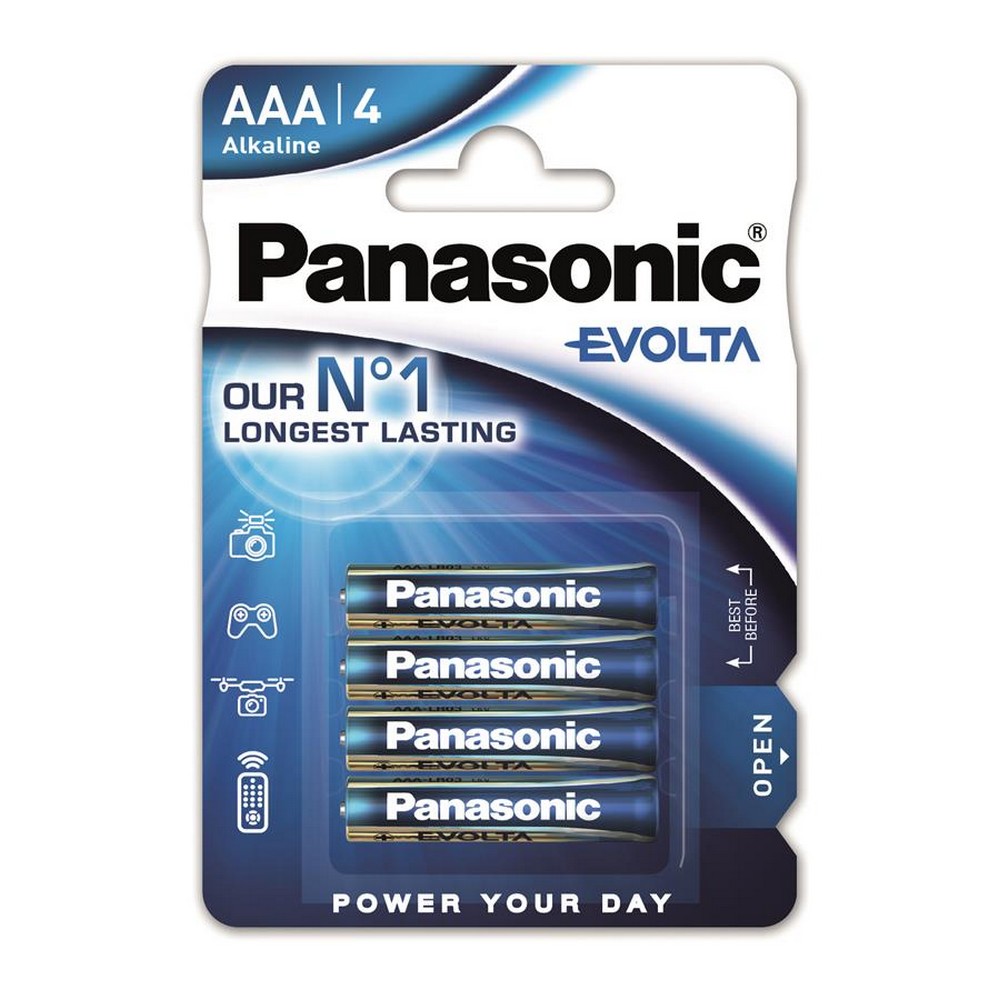 Батарейка Panasonic Evolta AAA [BLI 4 Alkaline] в інтернет-магазині, головне фото