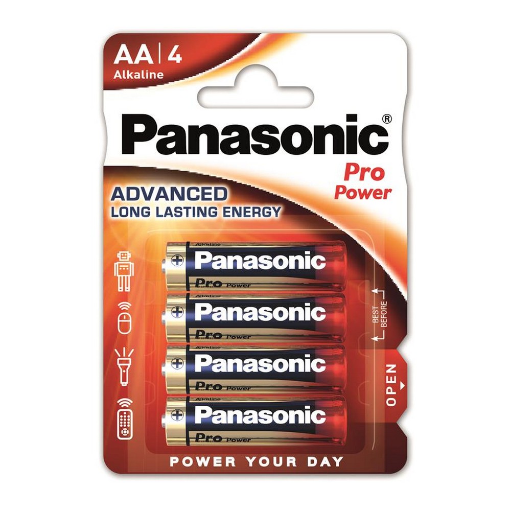 Батарейка Panasonic Pro Power AA [BLI 4 Alkaline]