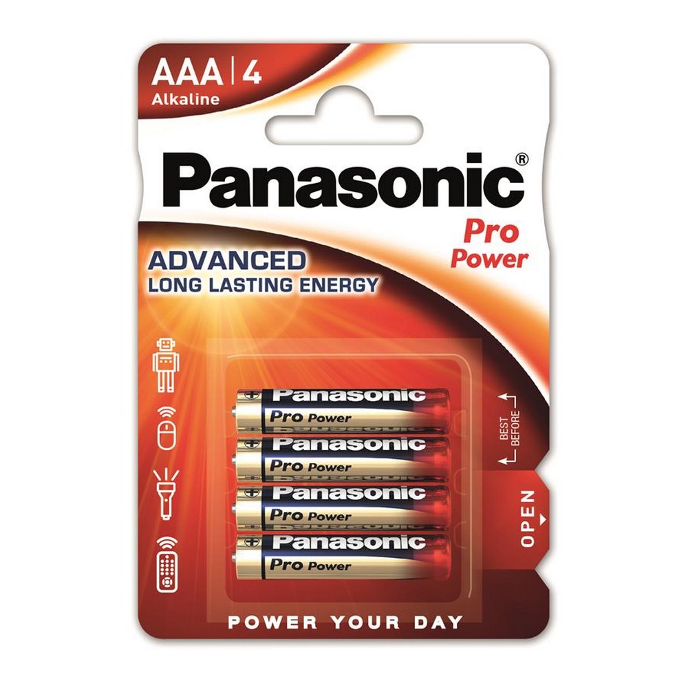 Батарейки типа ААА Panasonic Pro Power AAA [BLI 4 Alkaline]