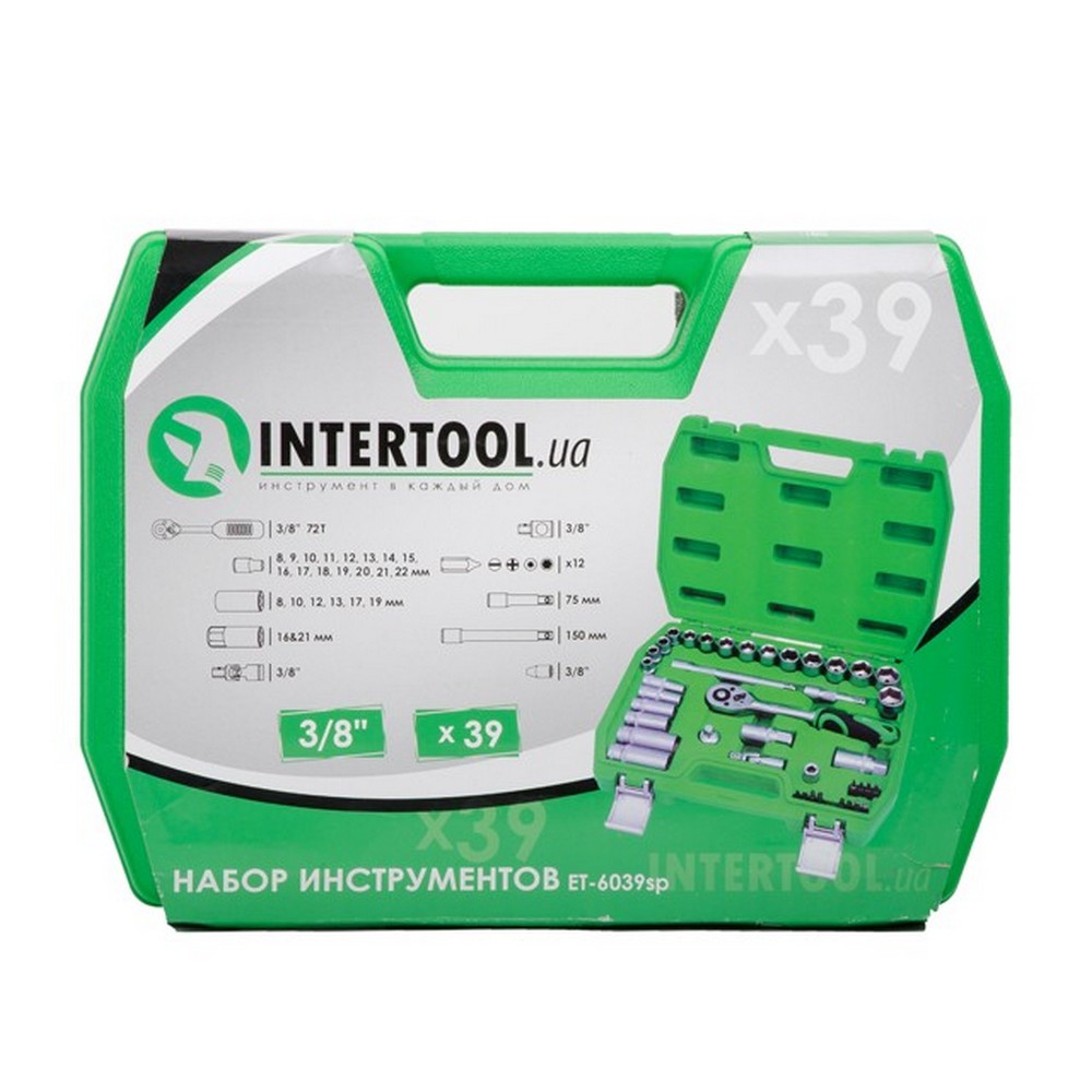 Набір інструментів Intertool ET-6039SP інструкція - зображення 6