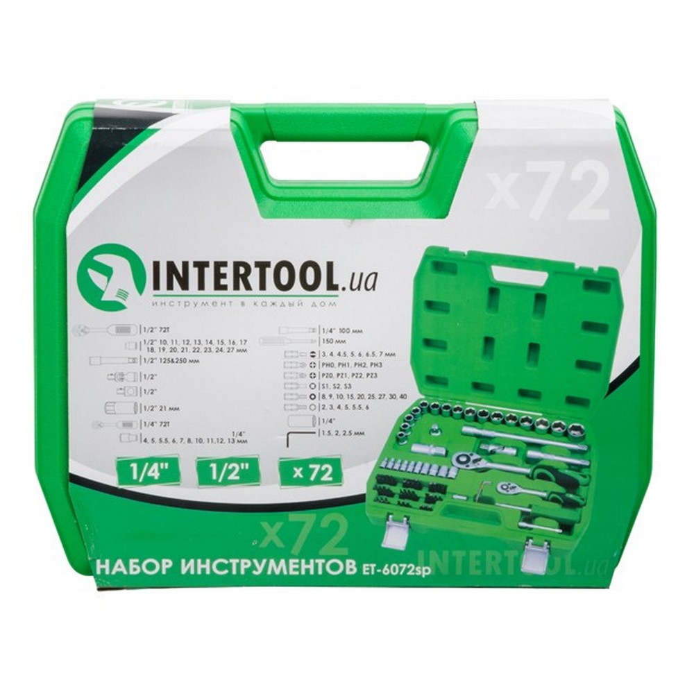 Набор инструментов Intertool ET-6072SP характеристики - фотография 7