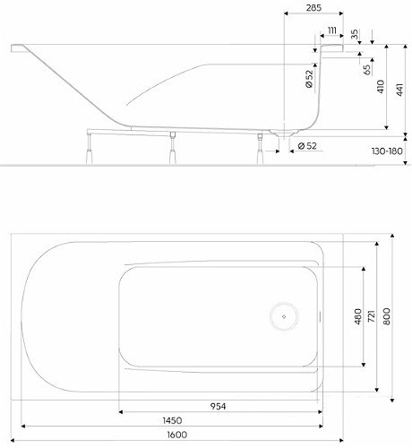 Ванна Kolo Comfort Plus XWP1460 160*80 ціна 0 грн - фотографія 2