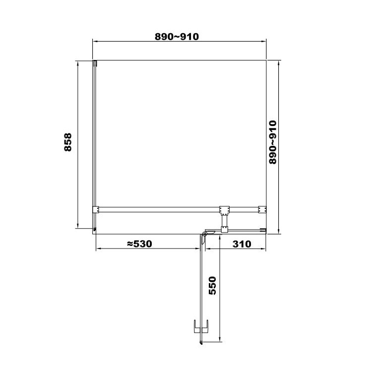 Душевой уголок Devit UP FEN2110BR цена 0 грн - фотография 2