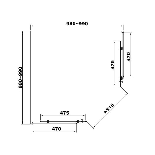 Душевий куток Devit Art FEN2220B ціна 0 грн - фотографія 2