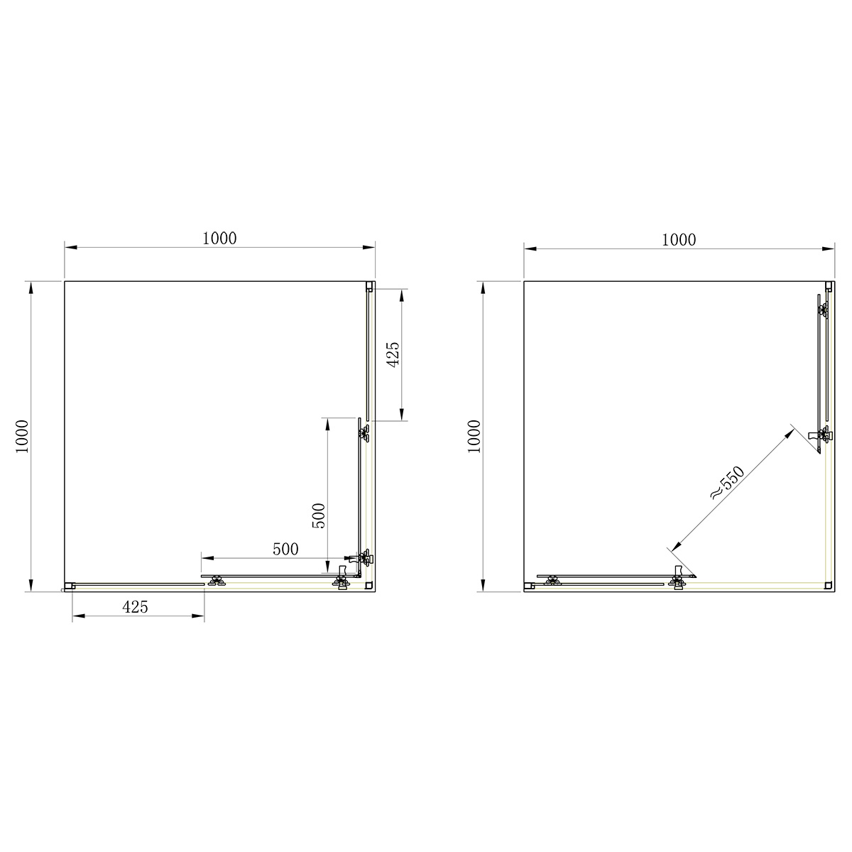 Душевой уголок Primera Frame SHRC53106 цена 13819.00 грн - фотография 2