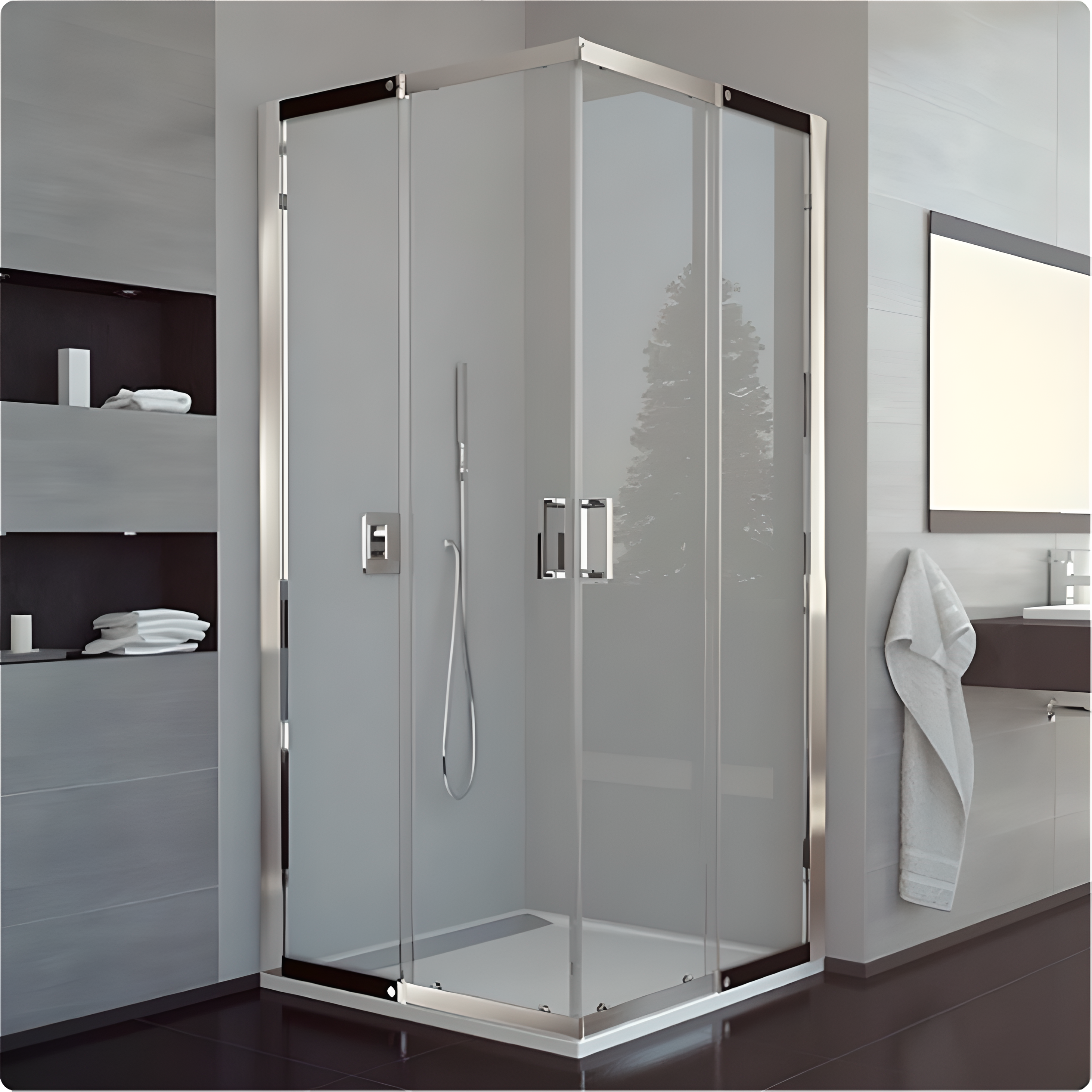 Купити душова кабіна без задніх стінок San Swiss Valea VAE208005060 в Києві